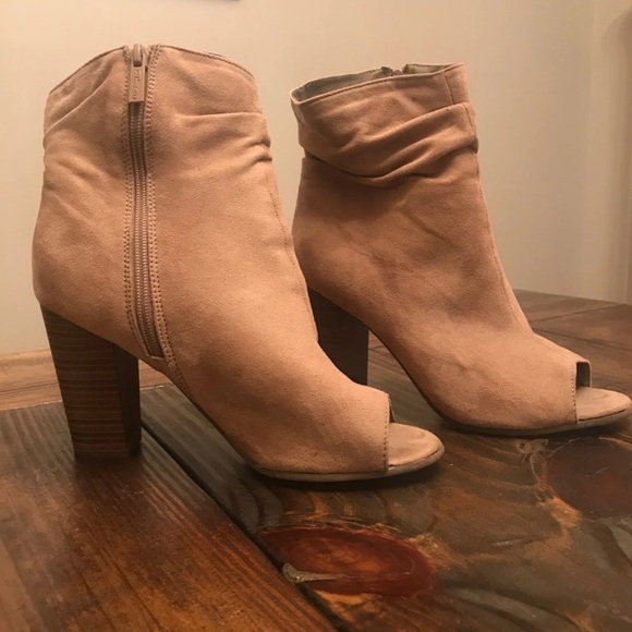 Breckelles Shoes - Open toe booties